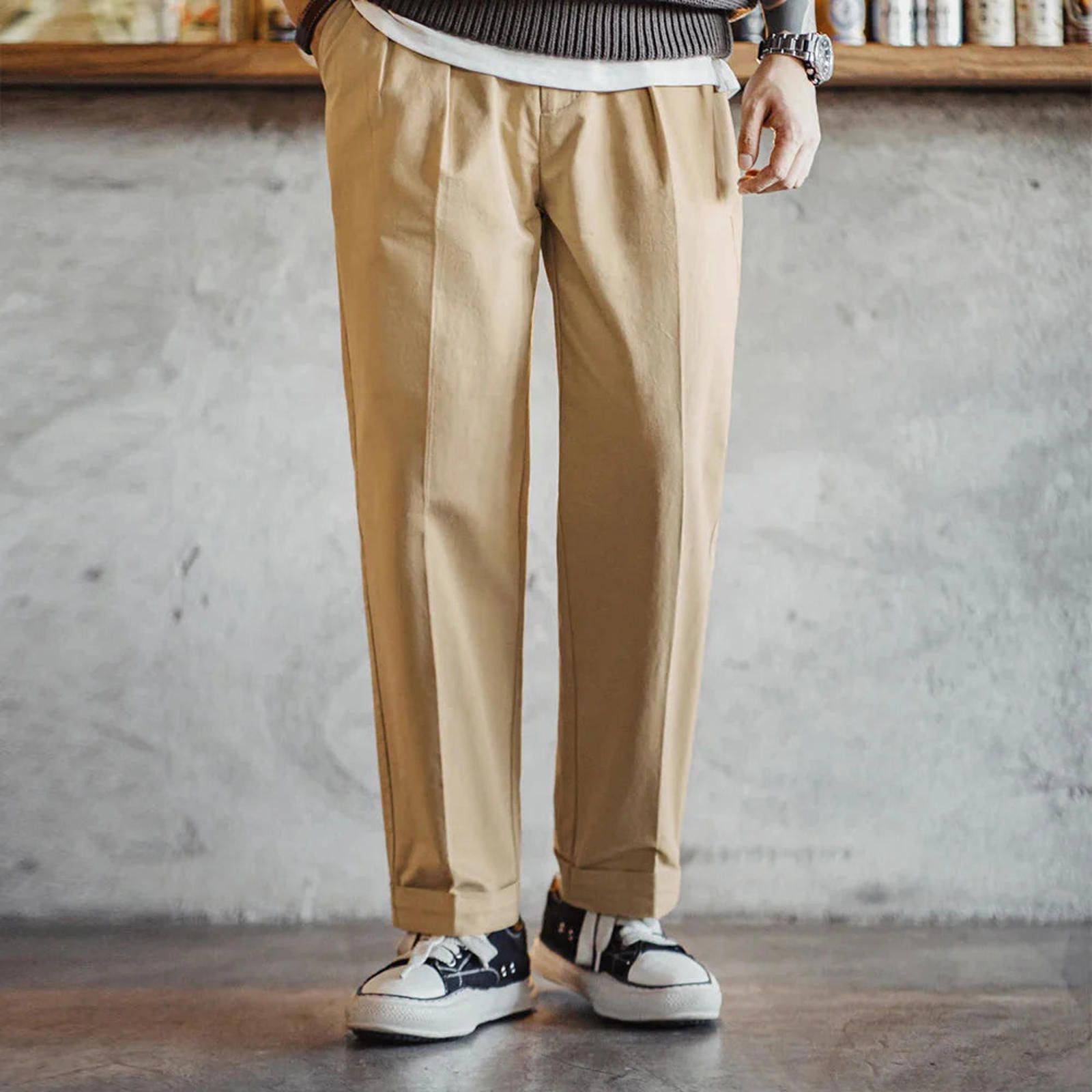 Vintage Cleanfit Cotton Chino Pants Size US 30 / EU 46 - 1 Thumbnail