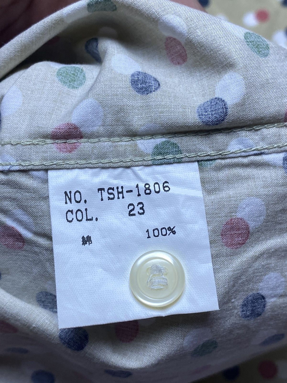 If Six Was Nine 2000s Tornado Mart - Micro Polka Button Shirt Size US M / EU 48-50 / 2 - 3 Thumbnail