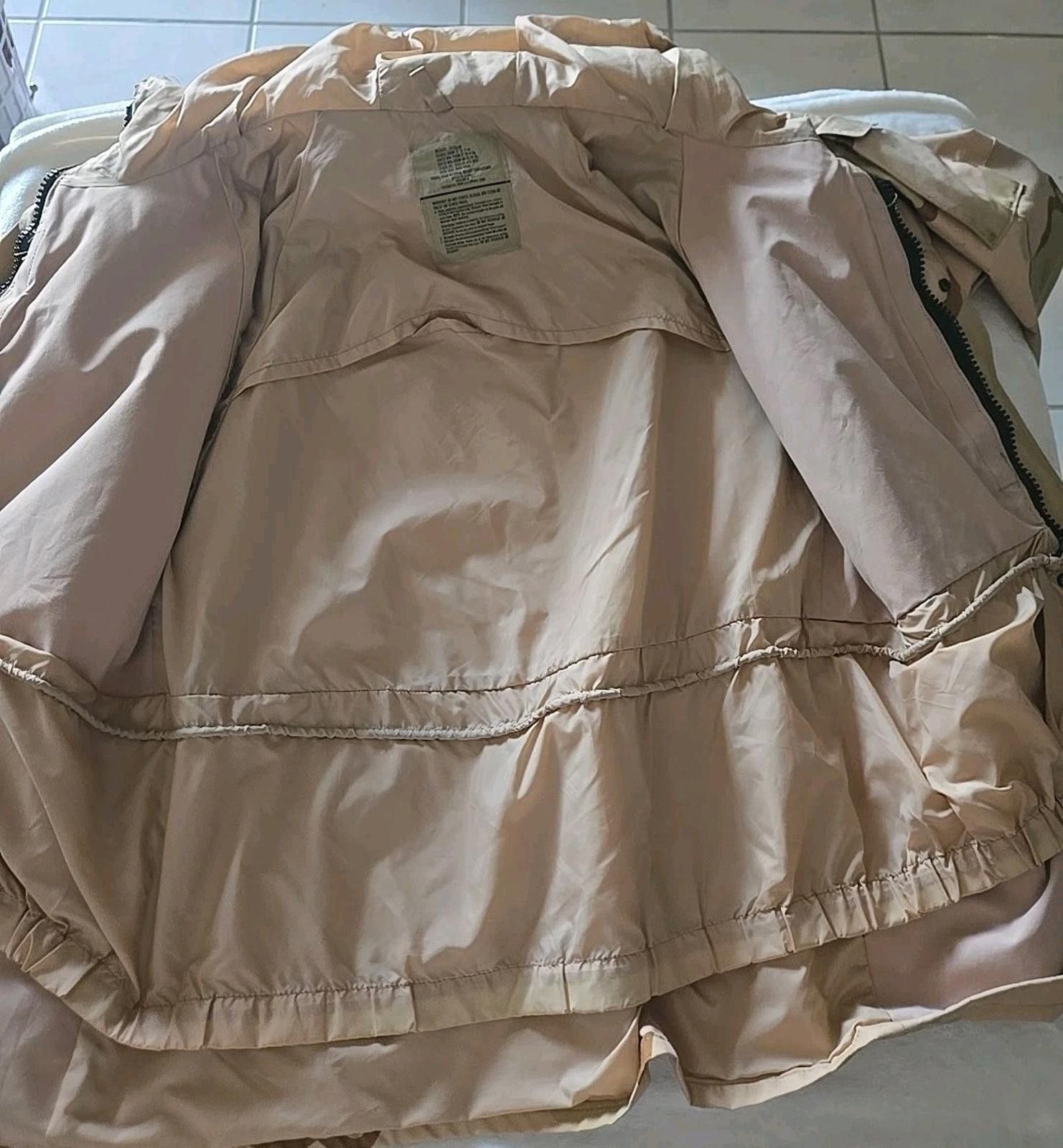 Goretex Desert Camouflage Goretex Jacket Pant Suit US Army ECWCS Size US M / EU 48-50 / 2 - 7 Thumbnail