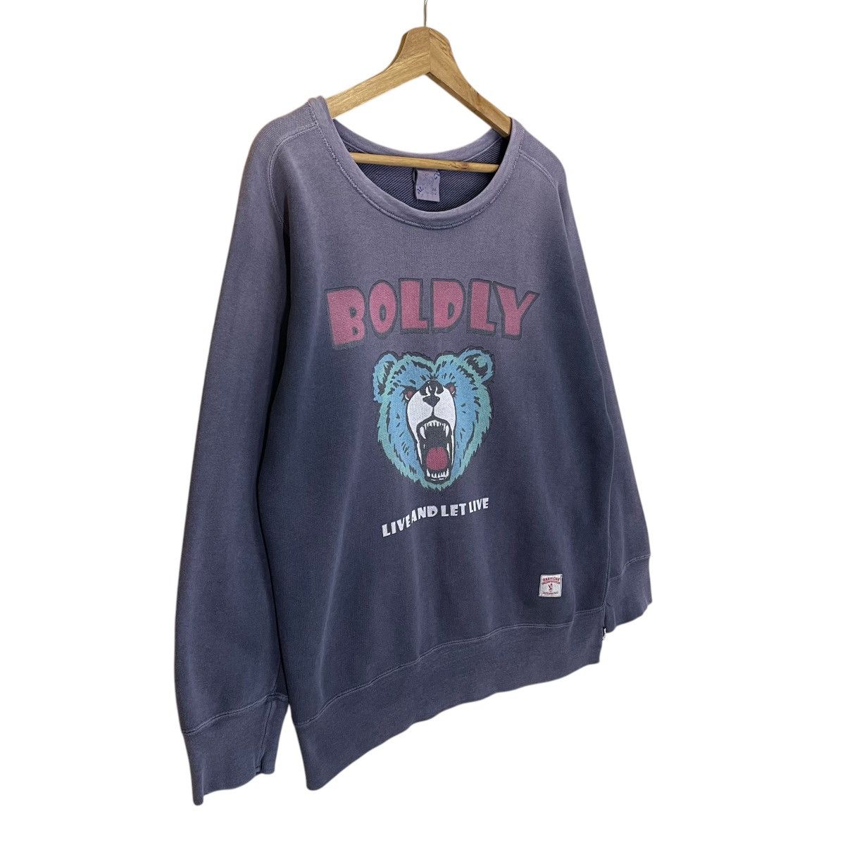 Japanese Brand RNA Boldly Big Logo Crewneck Sweatshirt Size US M / EU 48-50 / 2 - 2 Thumbnail