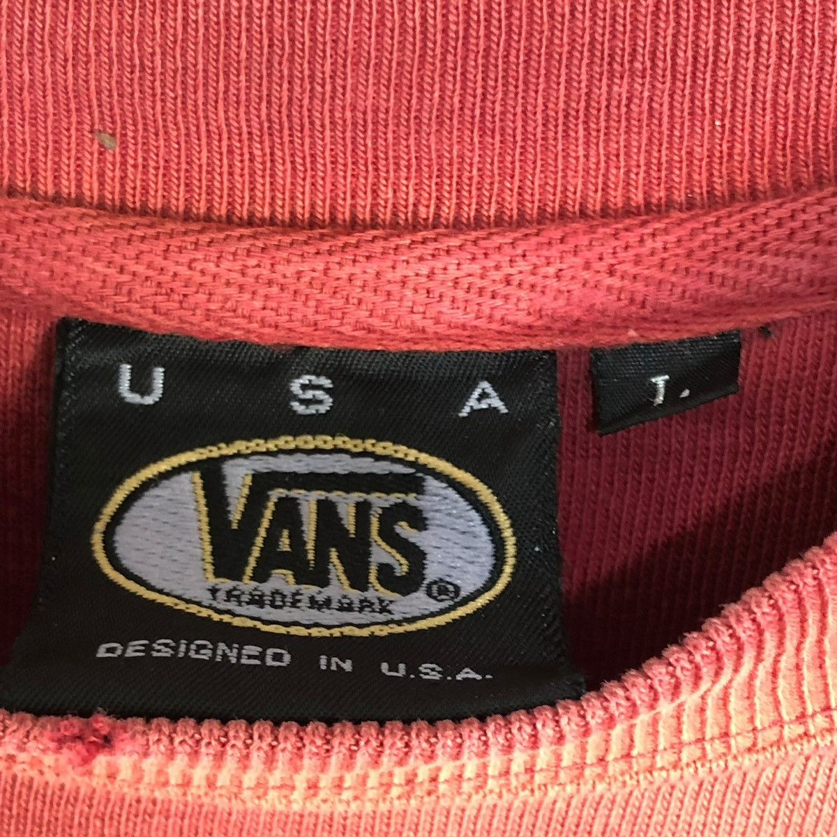 Vans Vintage 90s Vans Skateboard Brand Sweatshirt Sun Faded Size US M / EU 48-50 / 2 - 10 Thumbnail
