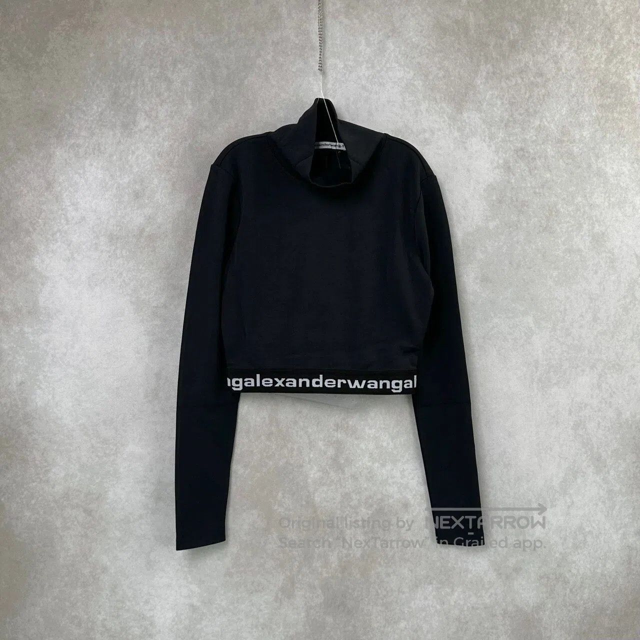 Alexander Wang Alexander Wang High-waisted letter logo sweatshirt| Size S / US 4 / IT 40 - 2 Thumbnail