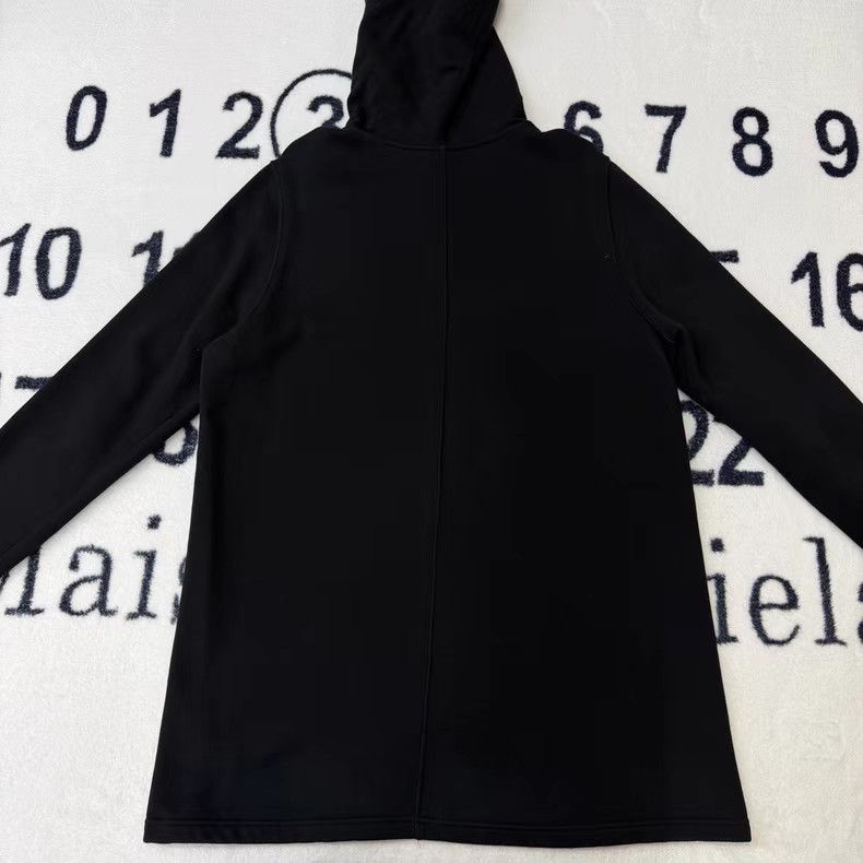 Rick Owens Rick Owens Mainline Black Hooded Sweatshirt Q10 Size US L / EU 52-54 / 3 - 4 Thumbnail
