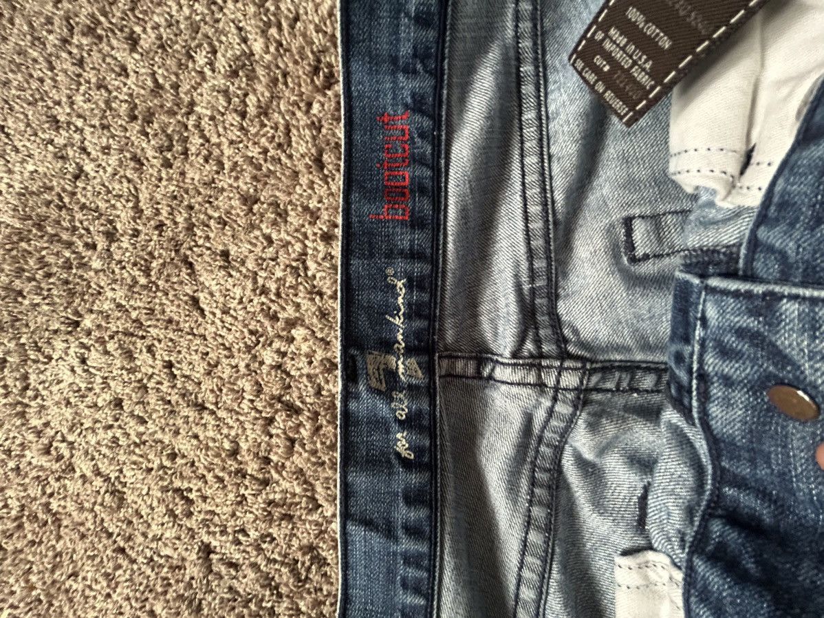 7 For All Mankind × Vintage Vintage Distressed Bootcut Jeans Size US 31 - 4 Thumbnail