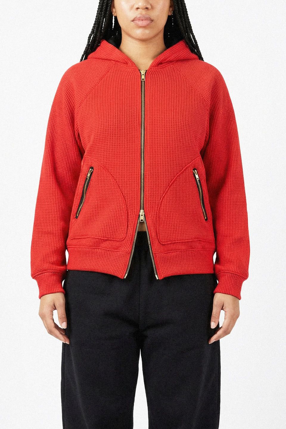 Other Rework Mesh Double Layer Two-Way Zip Hoodie L Size US L / EU 52-54 / 3 - 2 Thumbnail