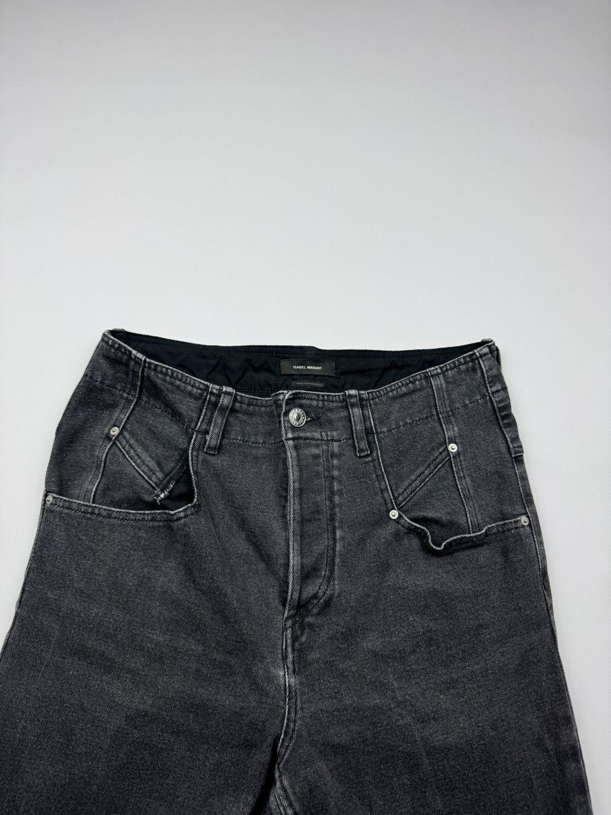 Isabel Marant Isabel Marant Gray Woman's Jeans Size 30" / US 8 / IT 44 - 2 Thumbnail