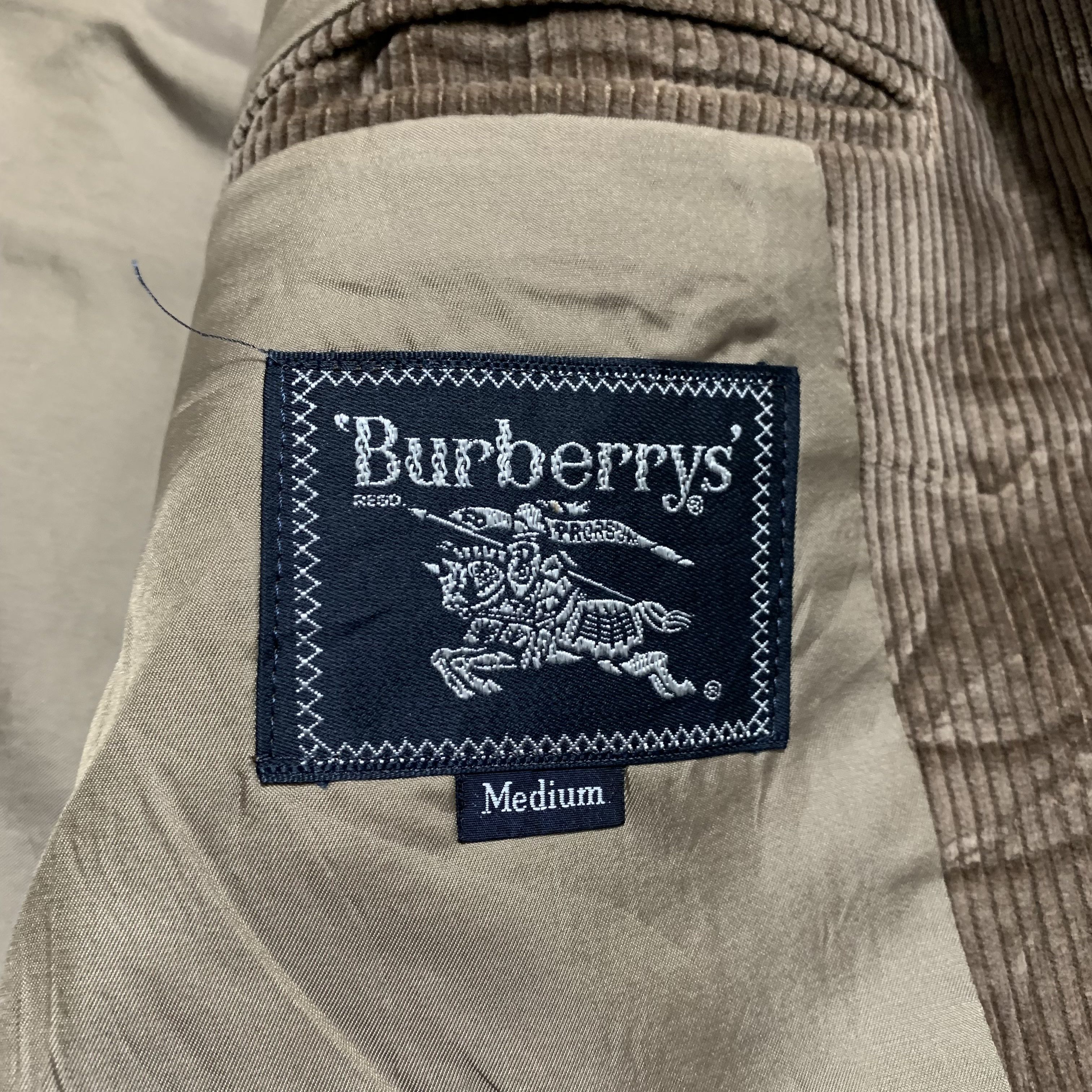 Burberry Vintage Burberrys Corduroy Jacket Size US M / EU 48-50 / 2 - 8 Thumbnail