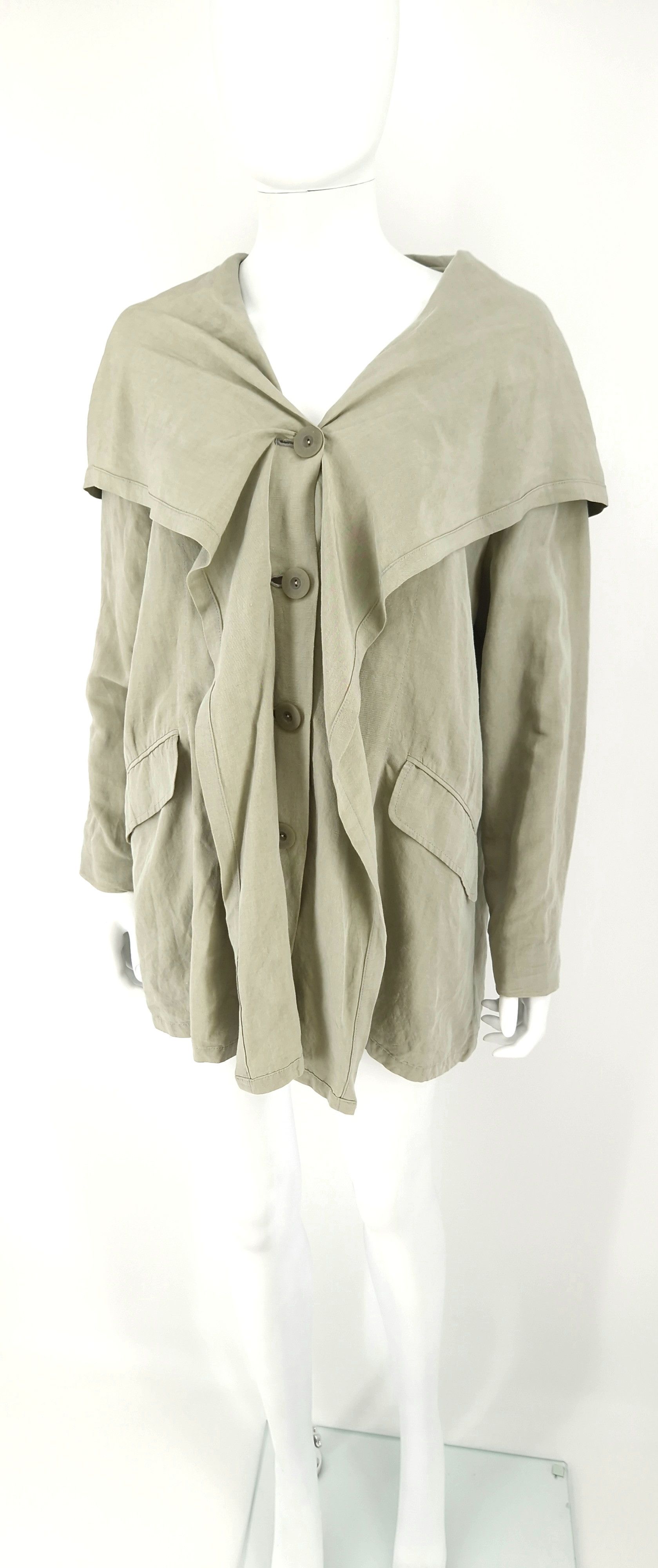 Dries Van Noten Early DVN 90s Hemp Jacket Size S / US 4 / IT 40 - 5 Thumbnail