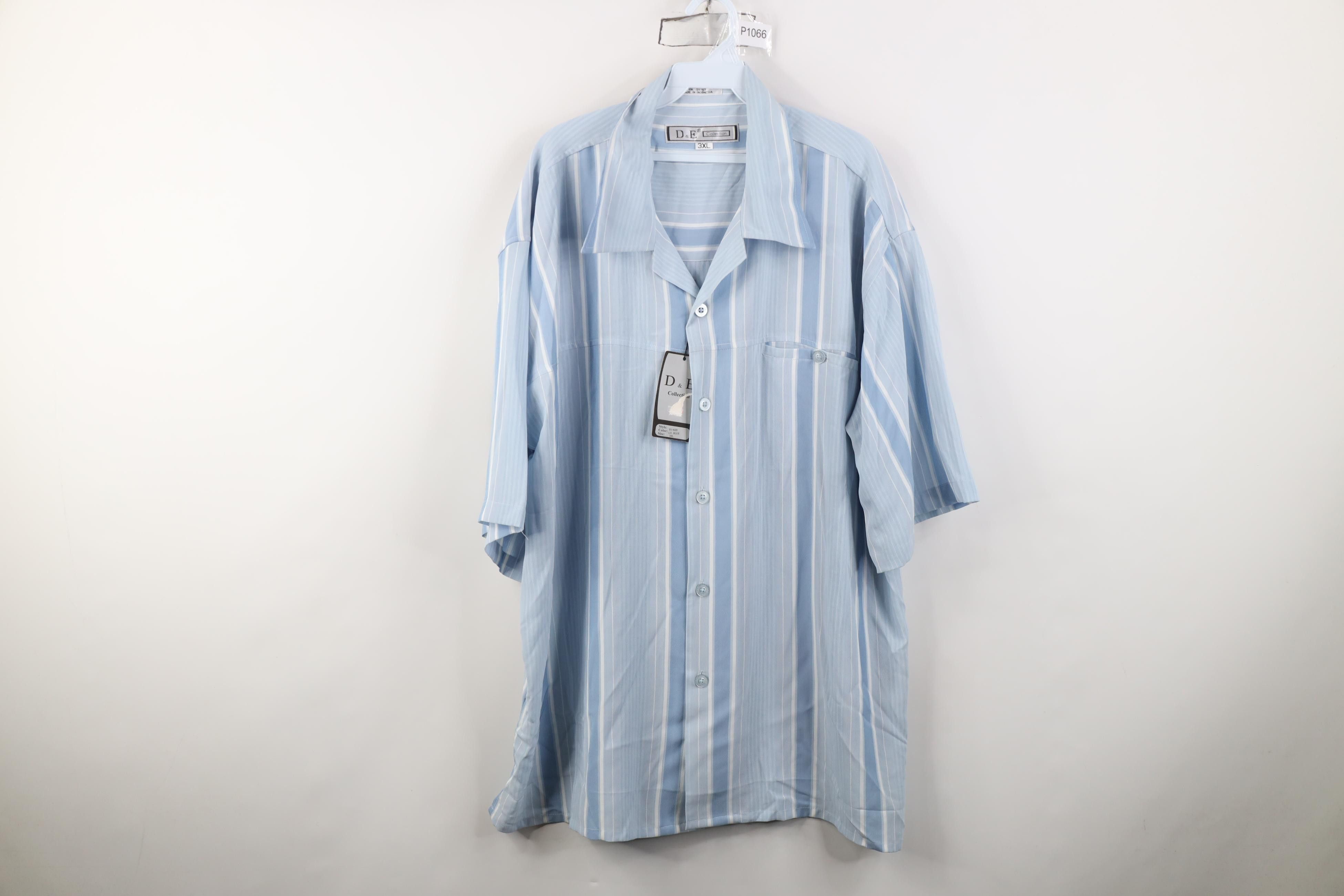 Vintage Deadstock Vintage 90s Y2K Streetwear Collar Button Shirt Size US XXL / EU 58 / 5 - 1 Thumbnail