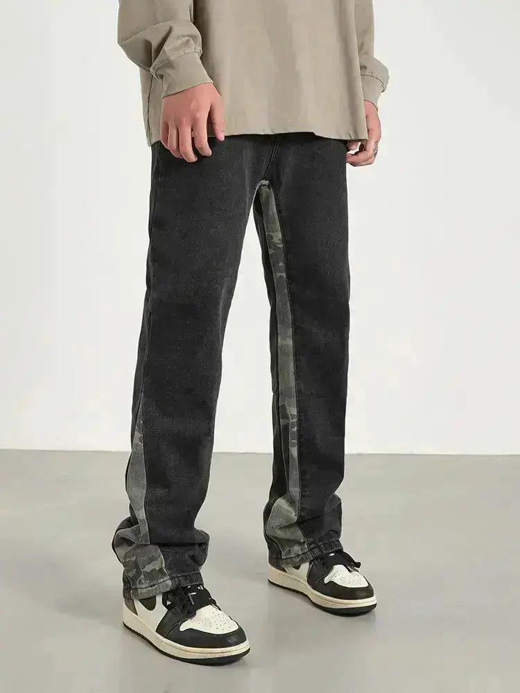 Japanese Brand × Jean Retro slim fit patchwork flared jeans Size US 32 / EU 48 - 1 Thumbnail