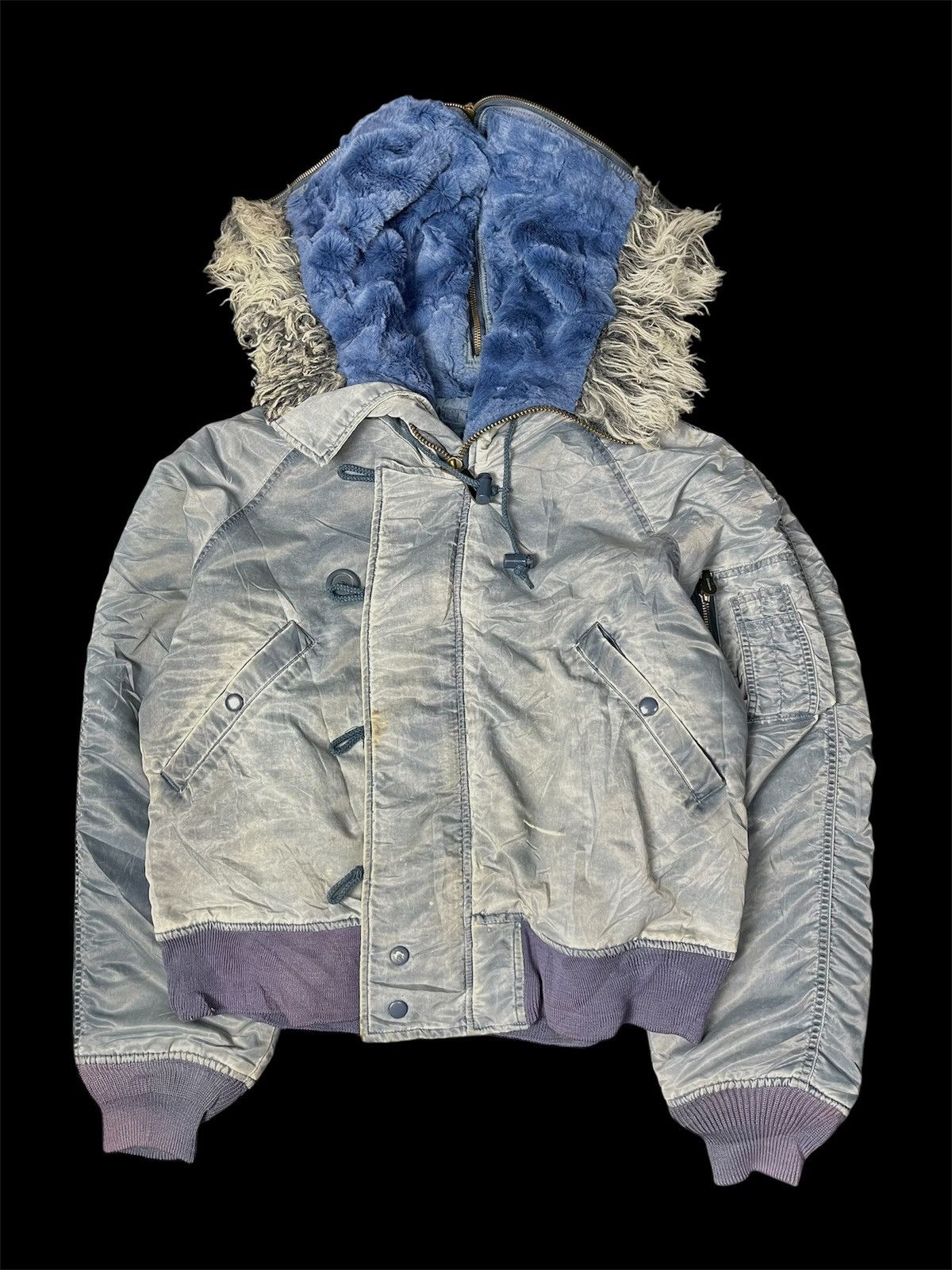 GOAT Crew × GOSTAR DE FUGA × Japanese Brand Japanese Fur bomber jacket Like G.O.A style Size US M / EU 48-50 / 2 - 1 Thumbnail