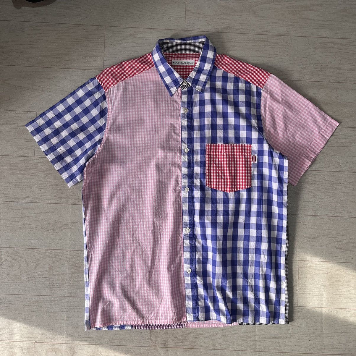 Japanese Brand × MasterPiece Masterpiece shirt plaid checker Size US L / EU 52-54 / 3 - 1 Thumbnail