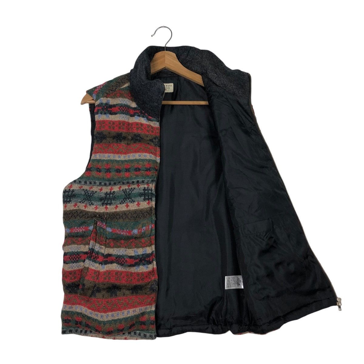Issey Miyake 📌Vintage Mohair Design Wool Vest Jacket Global Work Rare Size US M / EU 48-50 / 2 - 12 Thumbnail