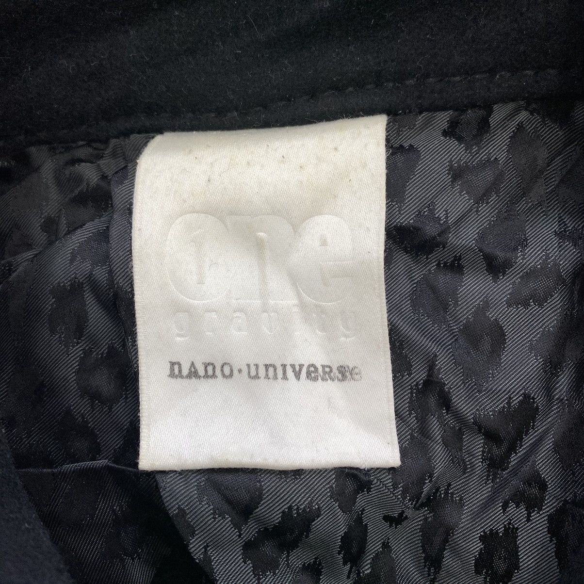Japanese Brand ONE GRAVITY Nano Universe Japanease Brand Black Wool Plain Size US S / EU 44-46 / 1 - 3 Thumbnail