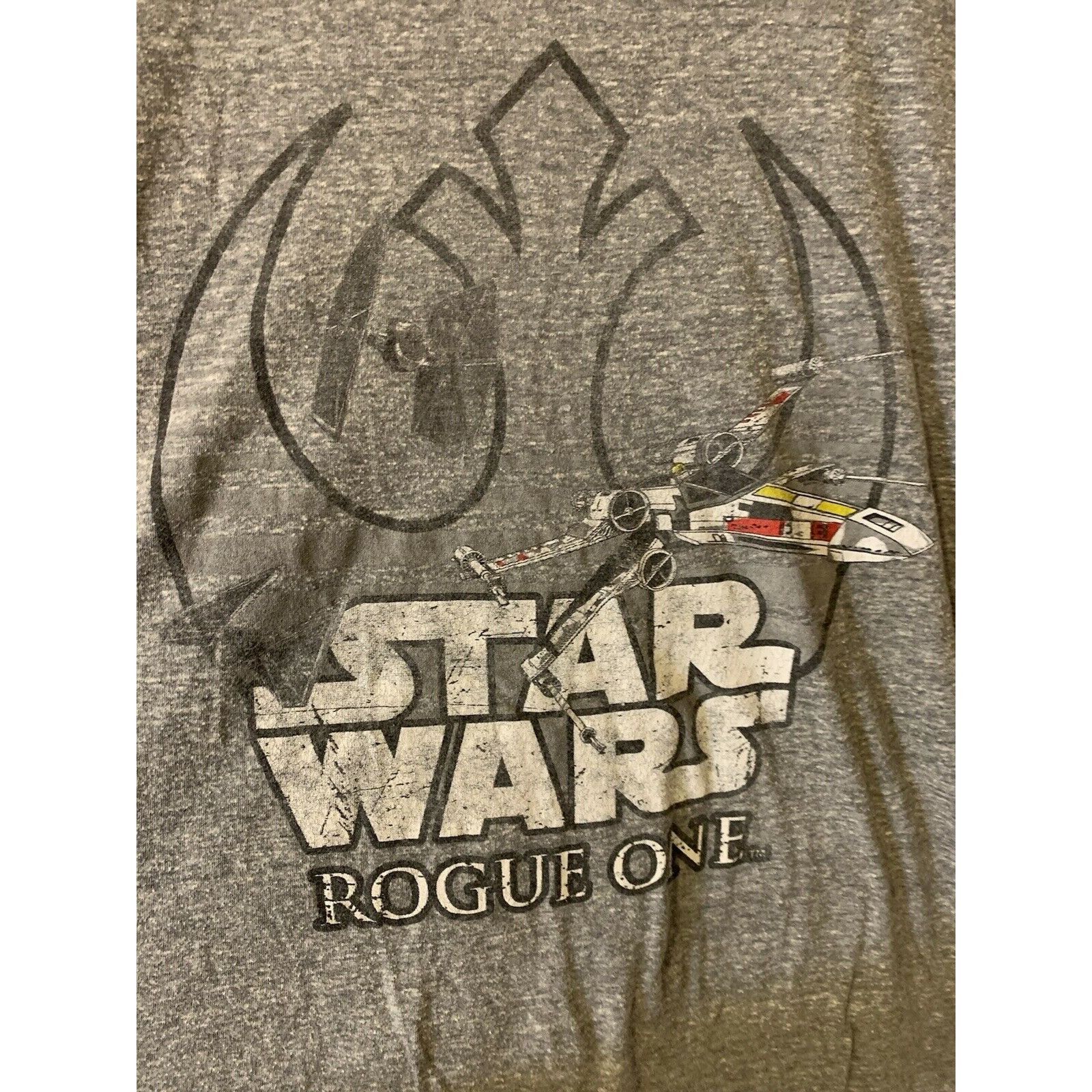 Star Wars Star Wars Rogue One Men’s Sz XL X Wing Rebel Gray Size US XL / EU 56 / 4 - 1 Thumbnail