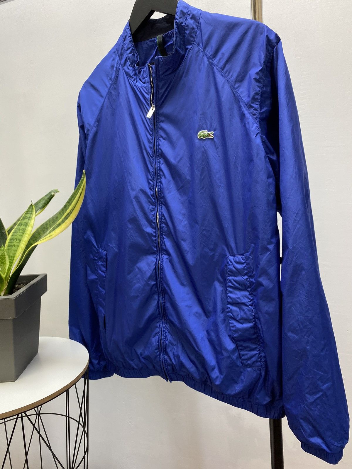 Lacoste × Vintage Vintage Lacoste Track Jacket Y2K Nylon Men’s L Blue Zip Size US L / EU 52-54 / 3 - 2 Thumbnail