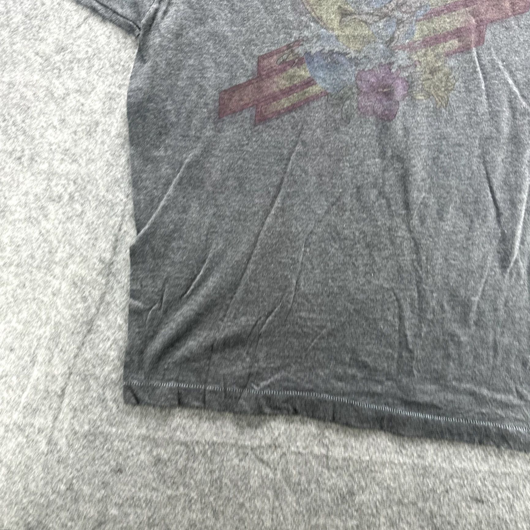 Other VINTAGE Surfer Shirt Mens Large Gray Graphic Print 90s Beach Tropical Crew Neck Short Sleeve Men Size US L / EU 52-54 / 3 - 6 Thumbnail