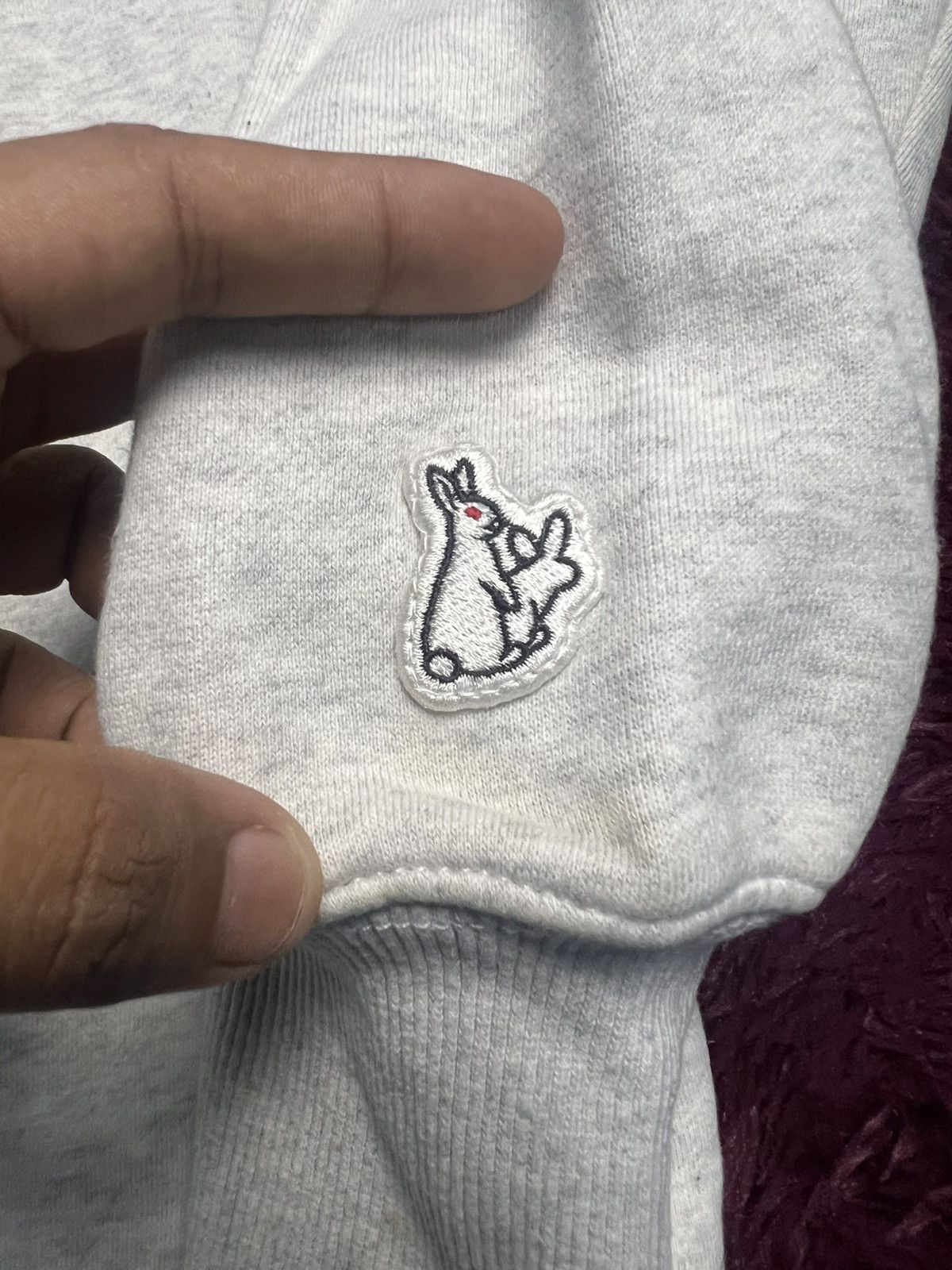 14th Addiction XLARGE x #FR2 Fxxking Rabbits Heather Grey Sweatshirt (46) Size US XL / EU 56 / 4 - 5 Thumbnail