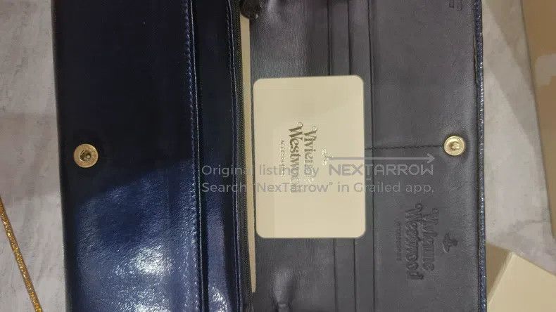 Vivienne Westwood Vivienne Westwood Blue Long Wallet Size ONE SIZE - 5 Thumbnail