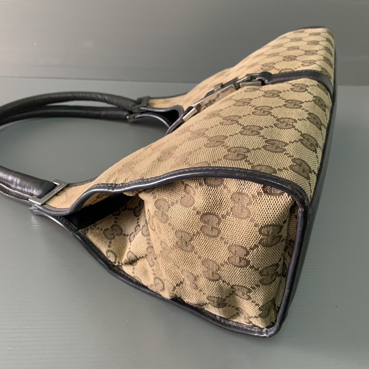 Gucci Gucci Jackie Monogram Hobo Bag Size ONE SIZE - 12 Thumbnail
