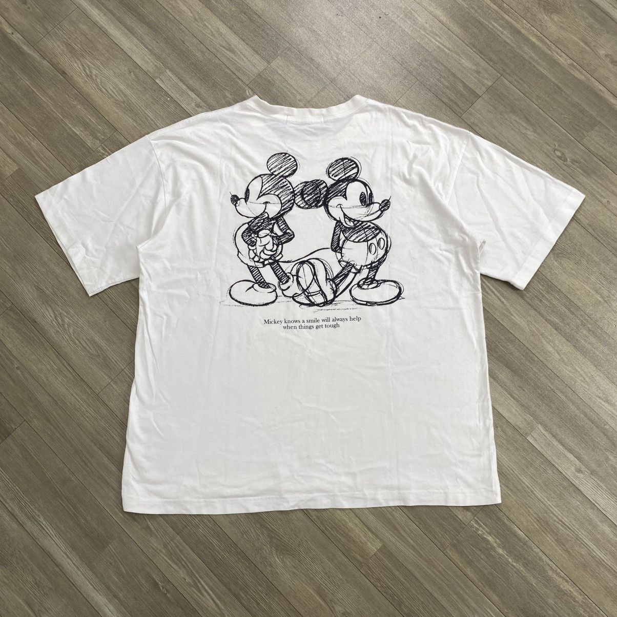 GU × Undercover 2000s GU x Undercover Mickey Mouse Oversize T-Shirt Size US XL / EU 56 / 4 - 1 Thumbnail