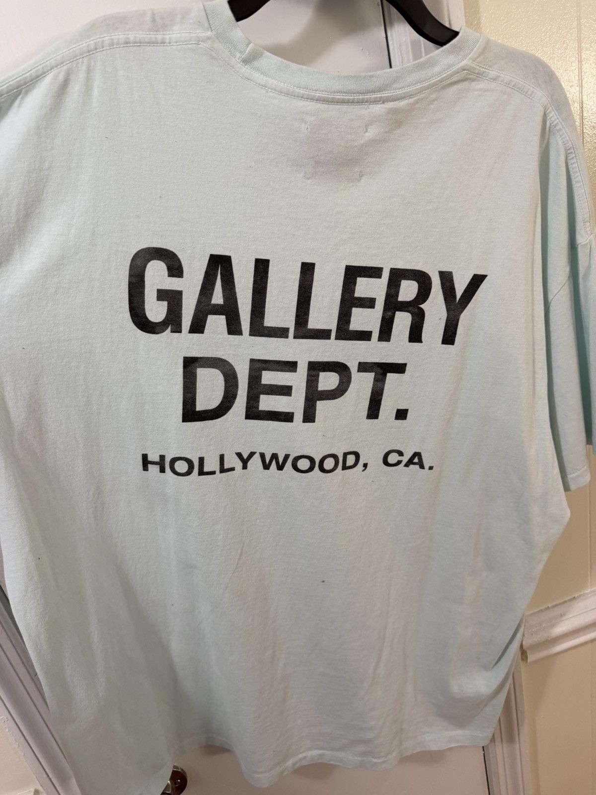 Gallery Dept. Gallery Dept Souvenir Tee ‘ Baby Blue ‘ Size US XXL / EU 58 / 5 - 2 Thumbnail