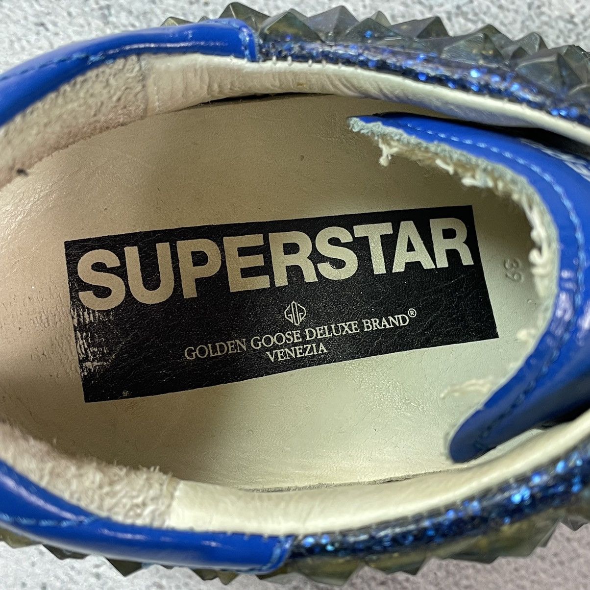 Golden Goose GOLDEN GOOSE SUPERSTAR 3D Crystal effect Glitter Sneakers Size US 9 / IT 39 - 9 Thumbnail