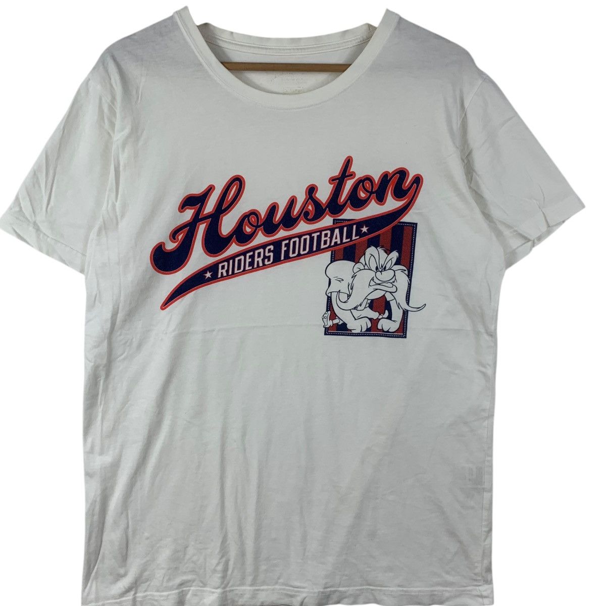 Vintage HOUSTON RIDERS FOOTBALL National League Tee Shirt Top Size US M / EU 48-50 / 2 - 3 Thumbnail