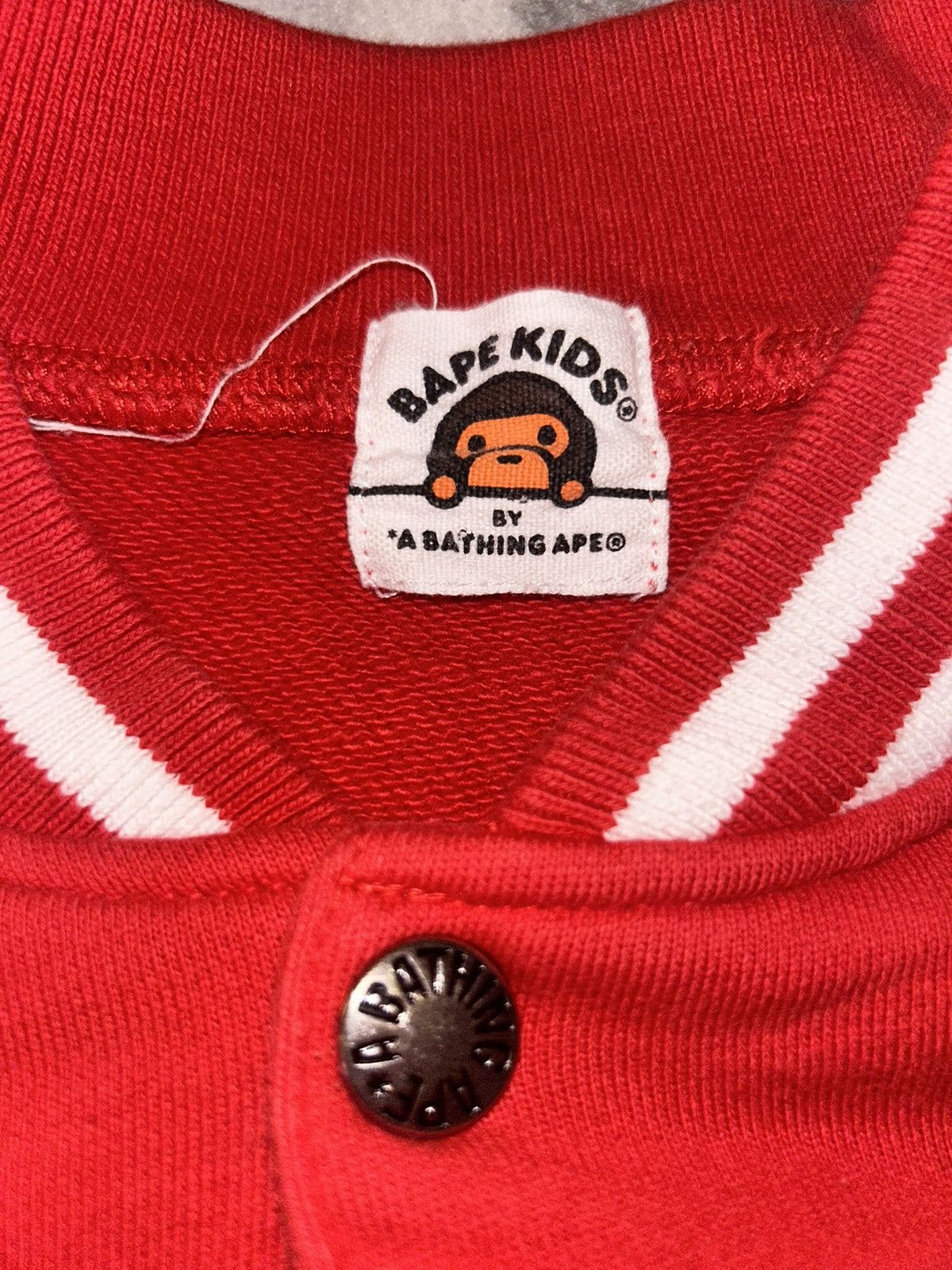 Bape Bape Kids Varsity Jacket Size US XXS / EU 40 - 5 Thumbnail