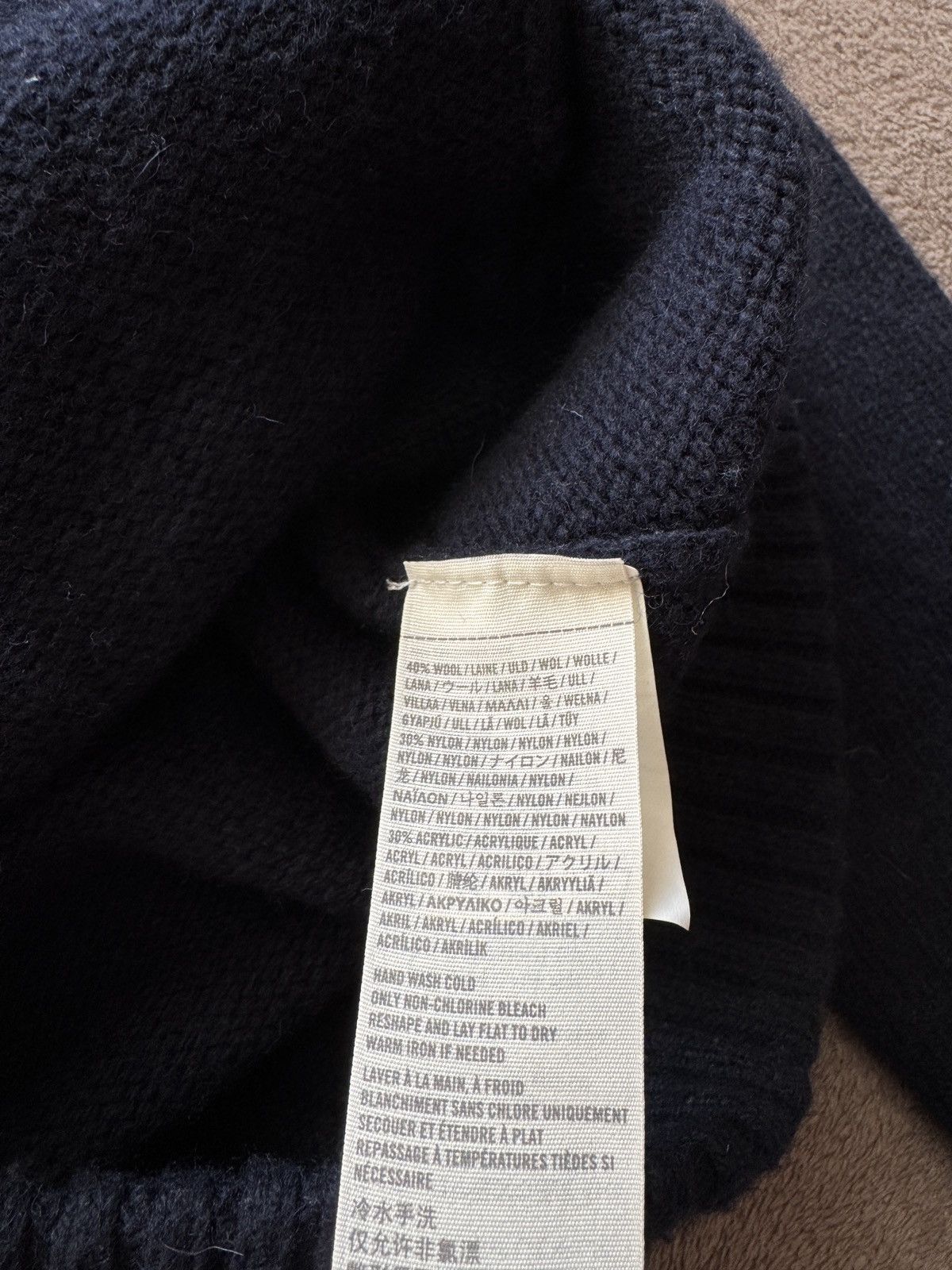 Abercrombie & Fitch Knitted Cardigan Jacket Big Patch Logo Y2K Japan lgb goa cdg Size US L / EU 52-54 / 3 - 4 Thumbnail