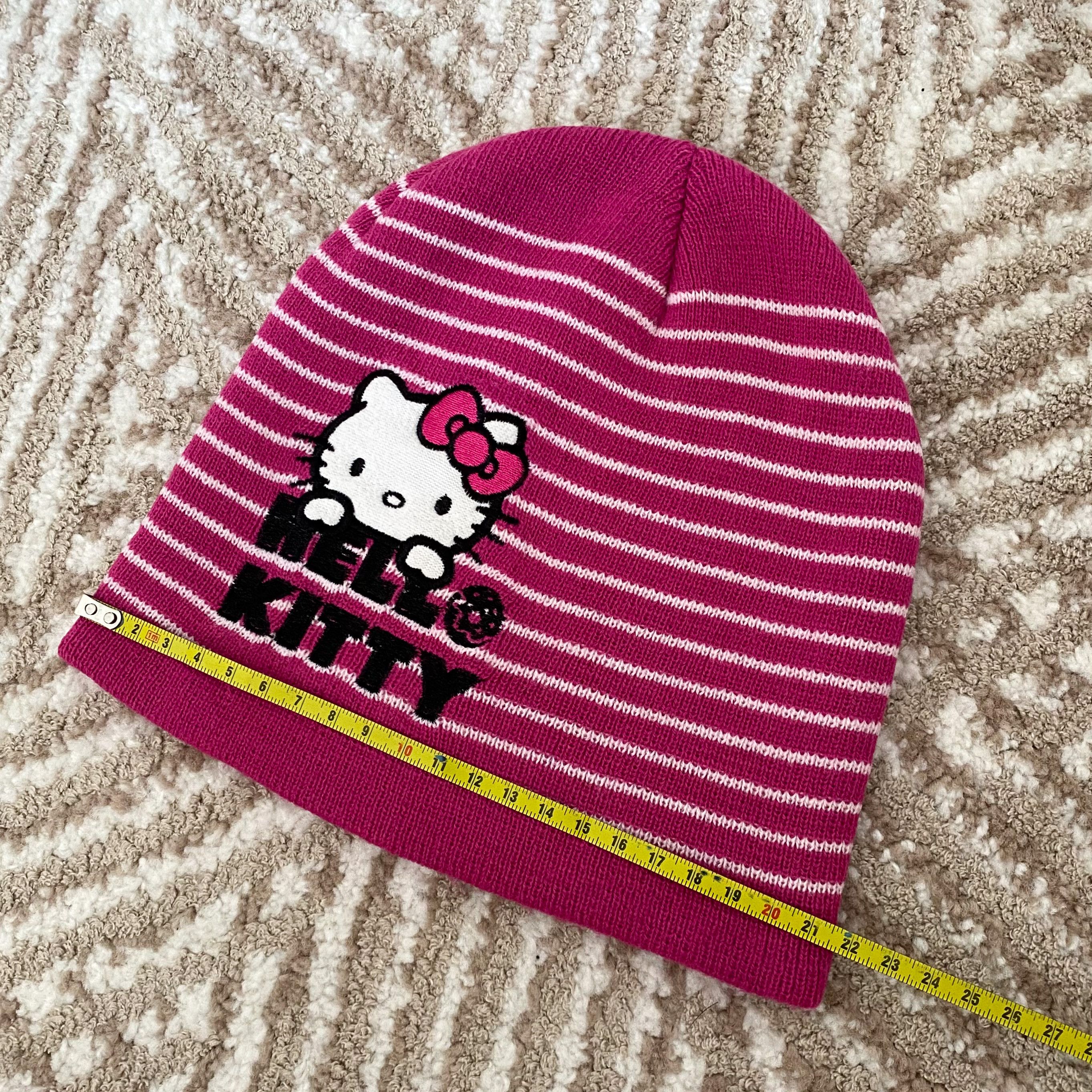 Anime Vintage y2k Hello Kitty Beanie Hat Size ONE SIZE - 4 Thumbnail