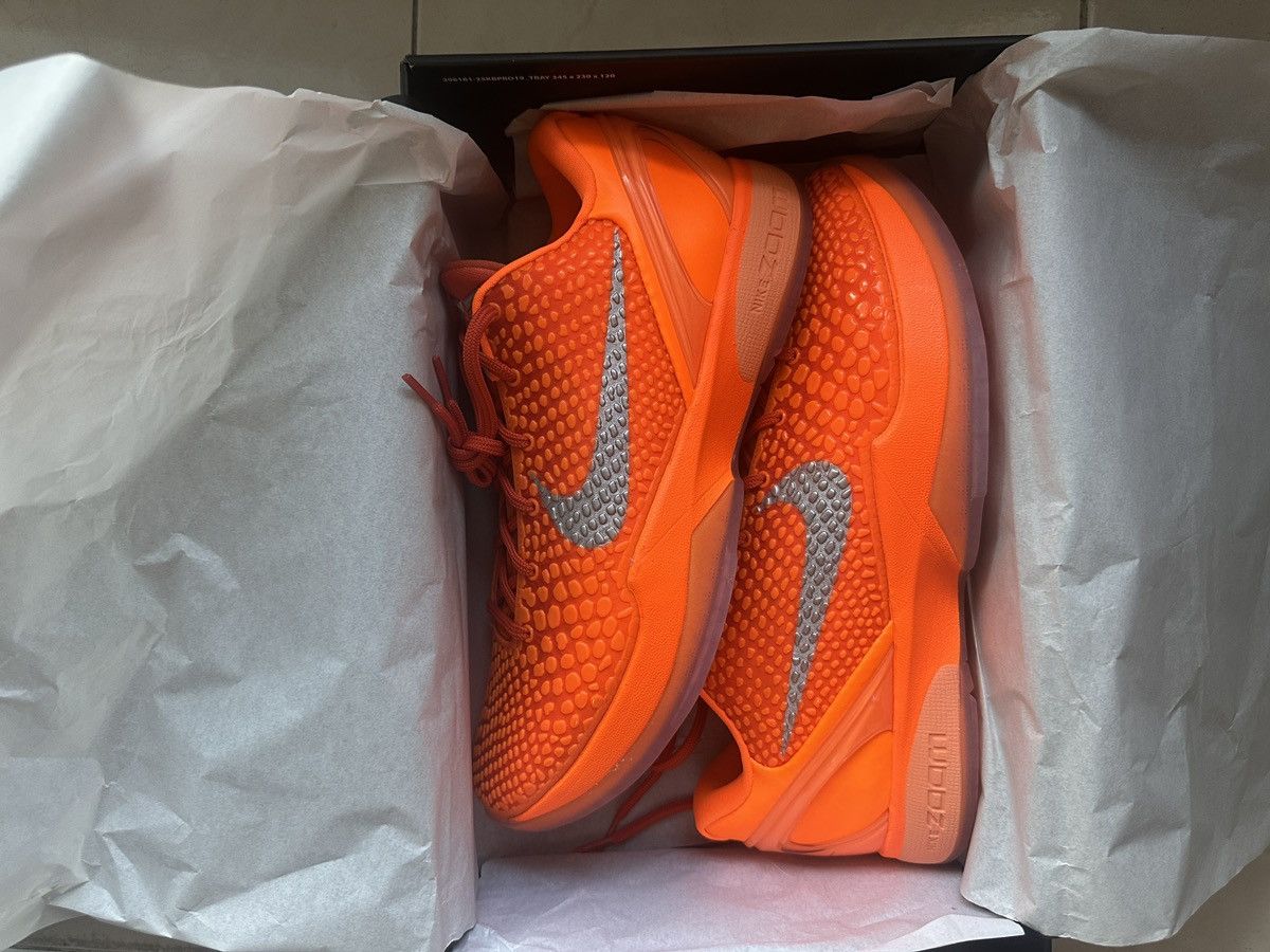 Nike Nike Kobe Protro VI “Total Orange” 11.5US DSWT Size US 11.5 / EU 44-45 - 4 Thumbnail