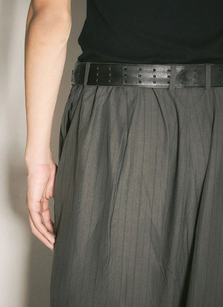 Balenciaga o1bcso1str0226 Size: 90 / 3 Prong Belt In Black Size 36 - 3 Thumbnail