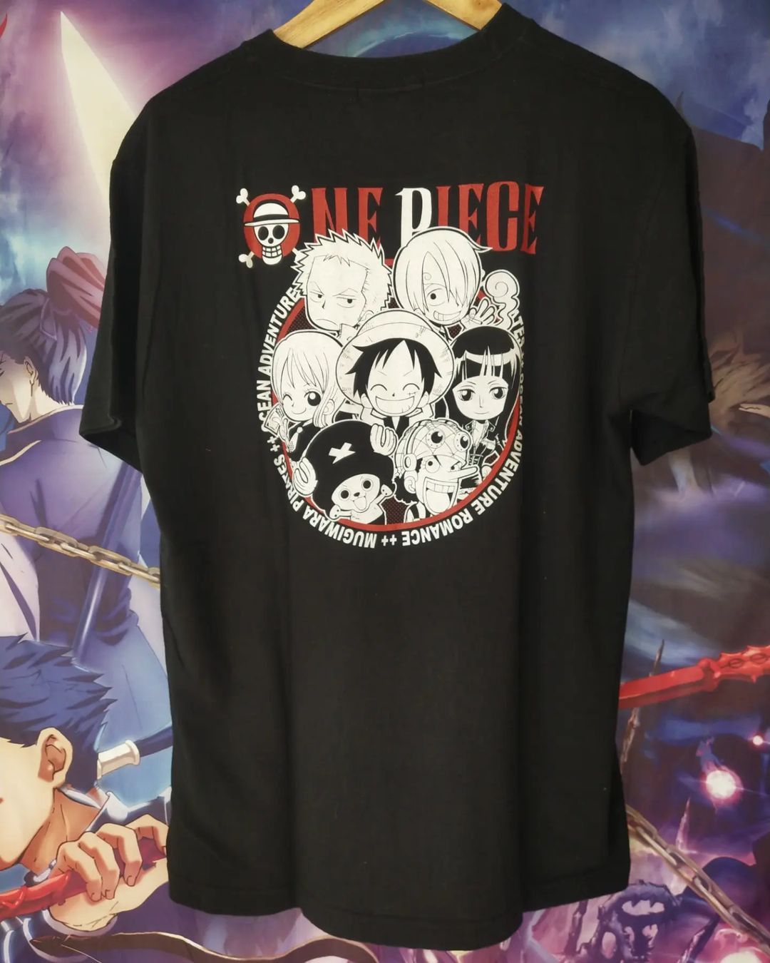 Anime × One Piece × Vintage Vintage Y2K One Piece Old Crew Groupie Official Anime Tees Size US L / EU 52-54 / 3 - 1 Thumbnail