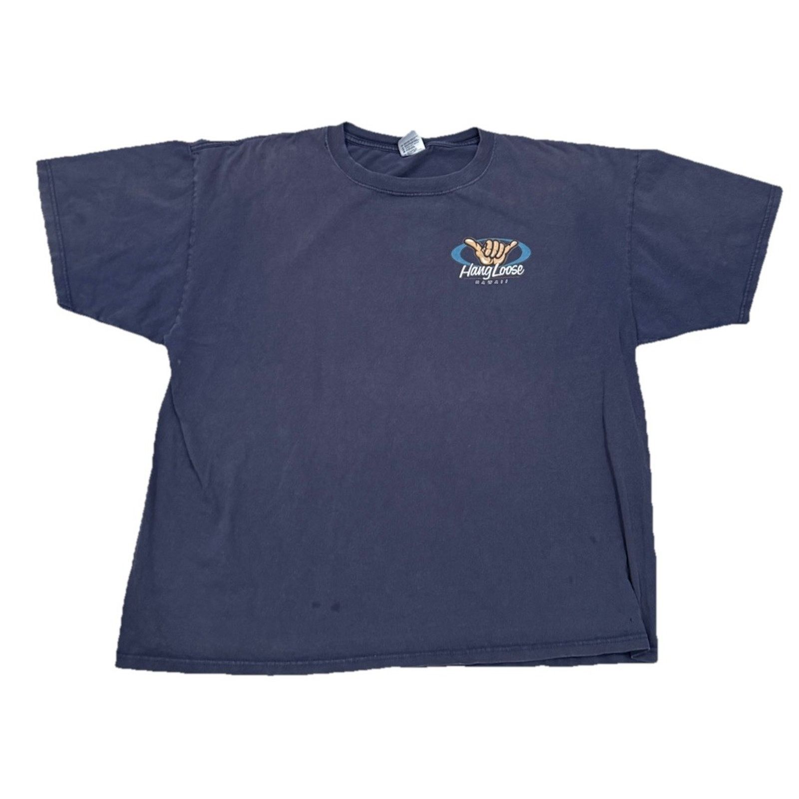 Anvil Vintage Hang Loose Hawaii Hand Tee Shirt Surfer 90s Size US XXL / EU 58 / 5 - 1 Thumbnail