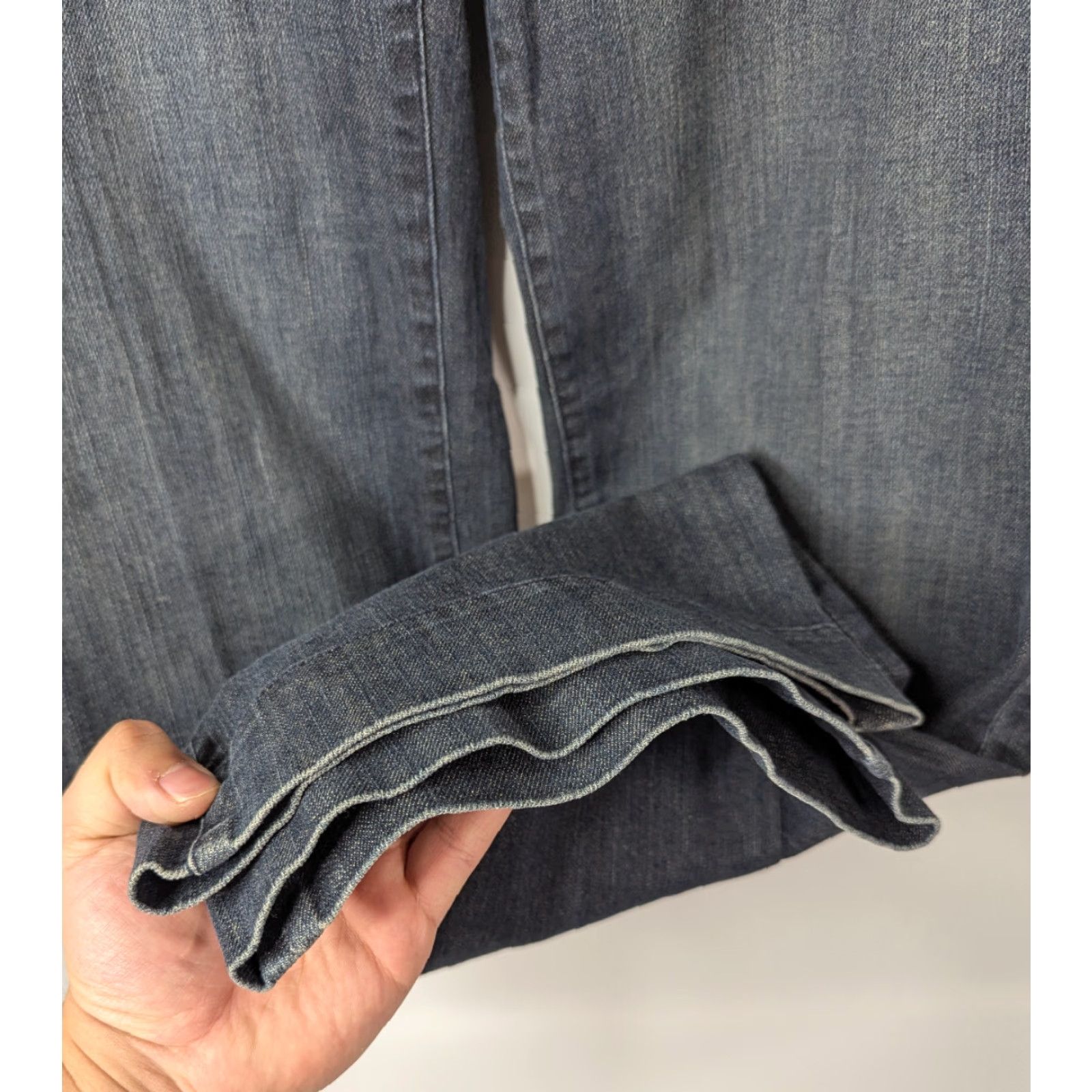Ralph Lauren VINTAGE Lauren Ralph Lauren Wide Leg Jeans Women's Size 8 Denim Blue 8 Y2K Size 30" / US 8 / IT 44 - 3 Thumbnail
