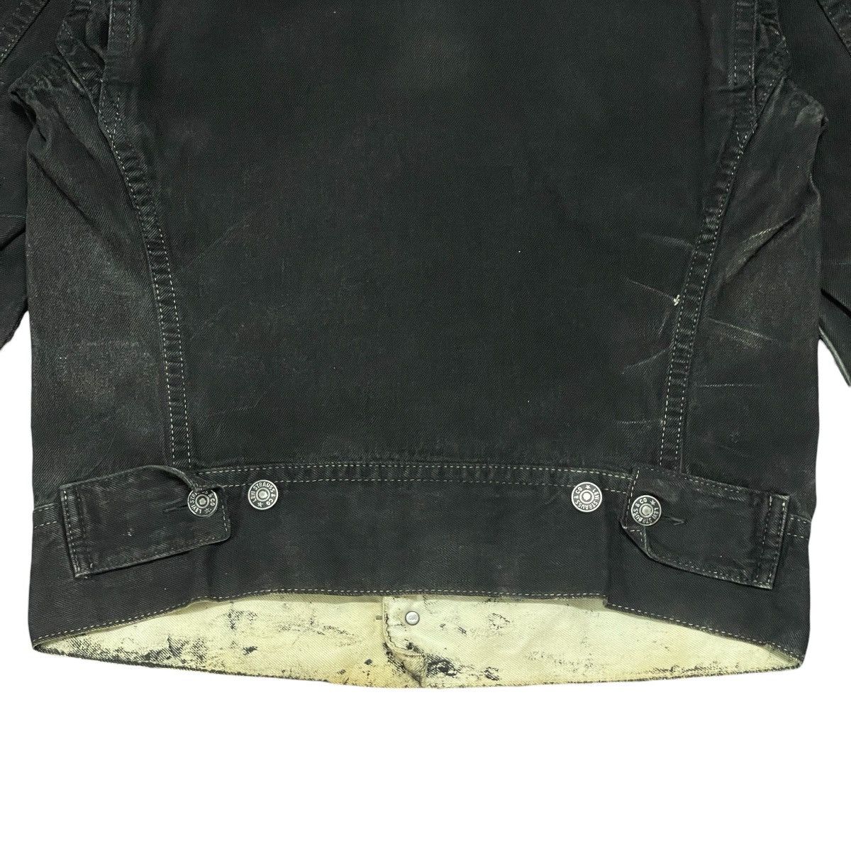 Levi's Vintage Y2k Levi’s Custom Split Bleach Denim Trucker Jacket Size US L / EU 52-54 / 3 - 17 Thumbnail
