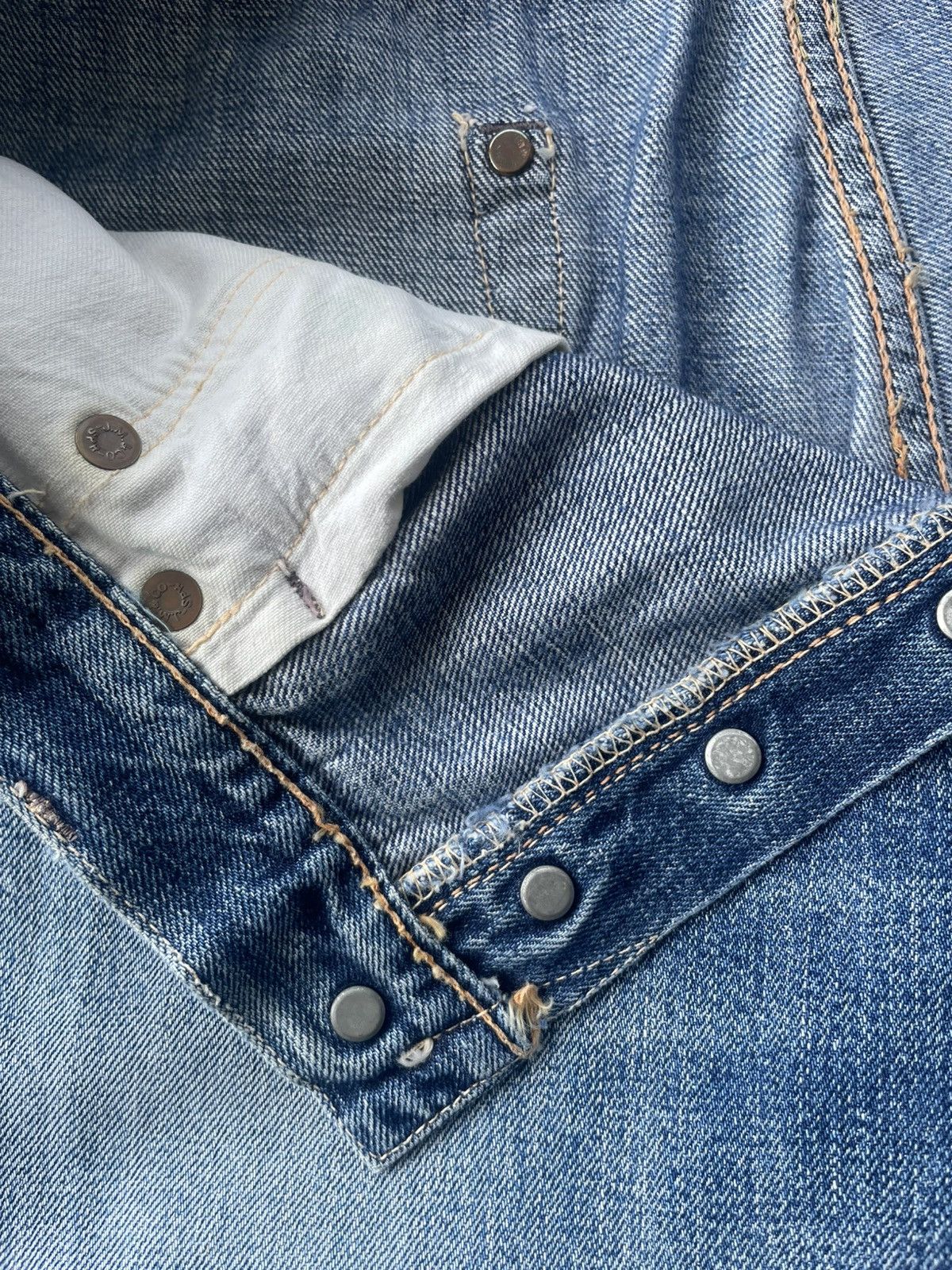 The Real McCoy's Vintage Joe Mccoy Selvedge Denim Size US 34 / EU 50 - 16 Thumbnail