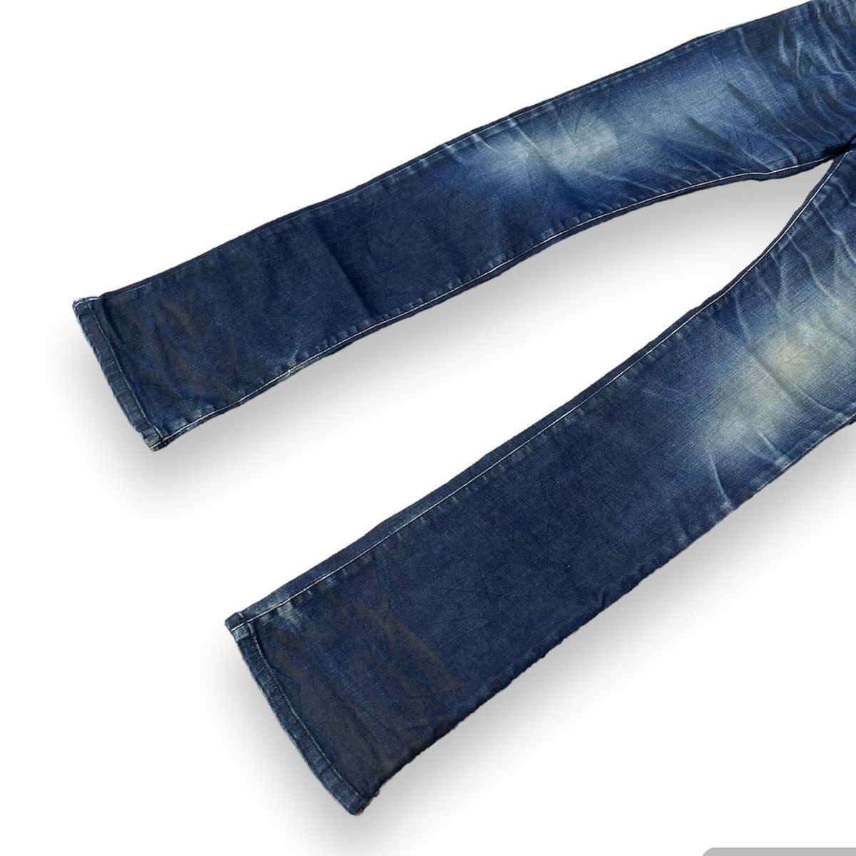 Tornado Mart 🇯🇵 VINTAGE TORNADO MART WASHED FLARE DENIM PANTS Size US 30 / EU 46 - 4 Thumbnail