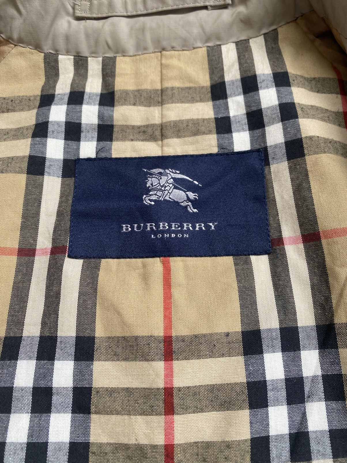 Burberry Burberry Double Breast Nova Check Trench Coat Size US L / EU 52-54 / 3 - 4 Thumbnail