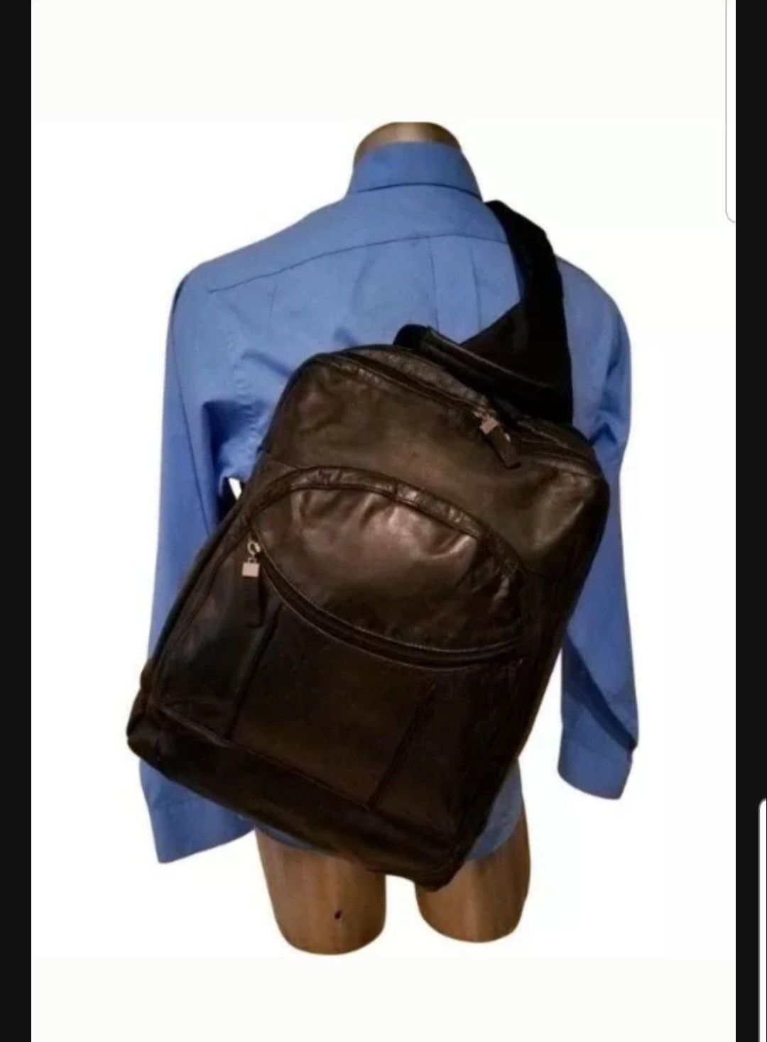 Wilsons Leather cross body padded laptop bag Size ONE SIZE - 1 Thumbnail