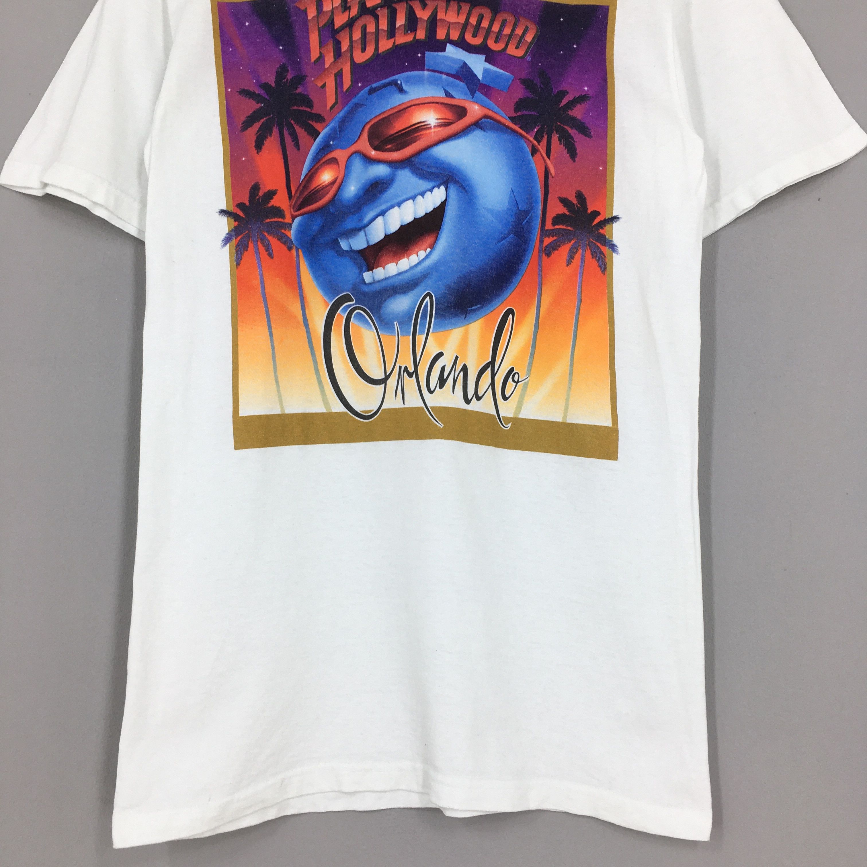 Hard Rock Cafe × Planet Hollywood × Vintage Vintage 1980s Planet Hollywood Orlando Tshirt Small Size US S / EU 44-46 / 1 - 3 Thumbnail