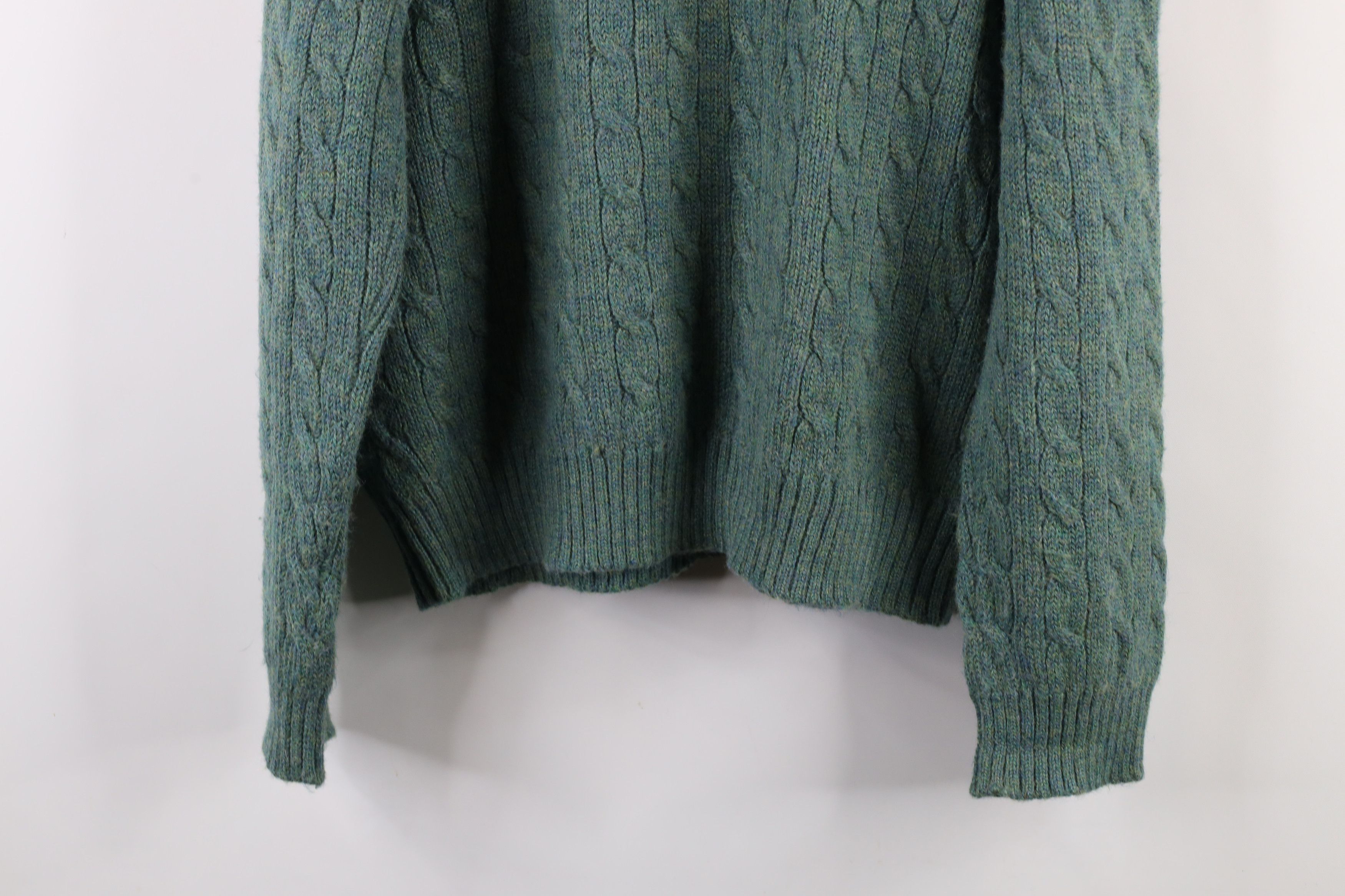 Polo Ralph Lauren Vintage 90s Ralph Lauren Cable Knit Sweater Rainbow Fleck Size US XL / EU 56 / 4 - 8 Thumbnail