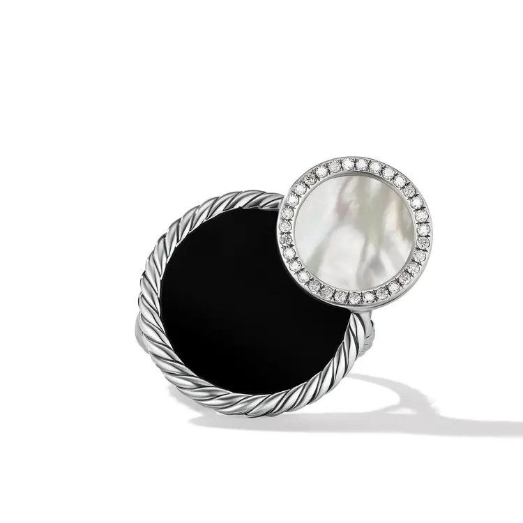 David Yurman o1w1db11025 R17372D /Size 7 /Ring in Silver Size ONE SIZE - 1 Thumbnail