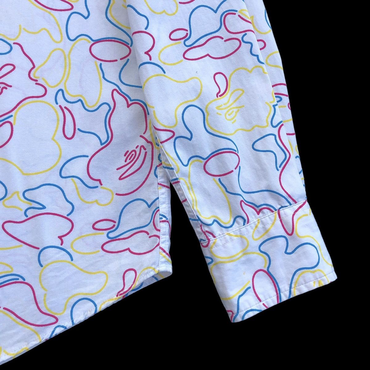 Bape Neon Camo Button Up Shirt Size US S / EU 44-46 / 1 - 4 Thumbnail