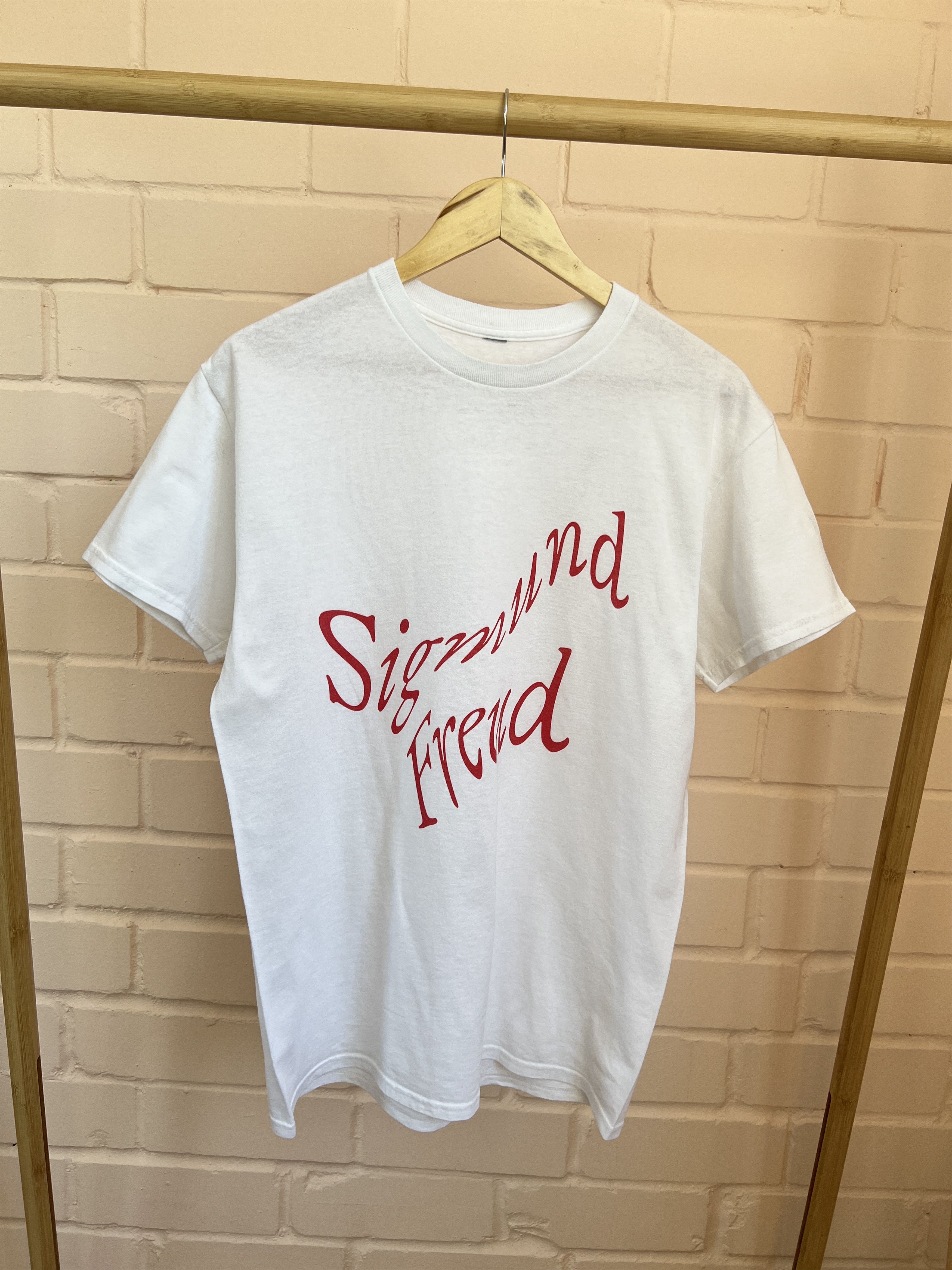 Other Kikillo Abstract Print "Sigmund Freud" White Tee Size US M / EU 48-50 / 2 - 3 Thumbnail