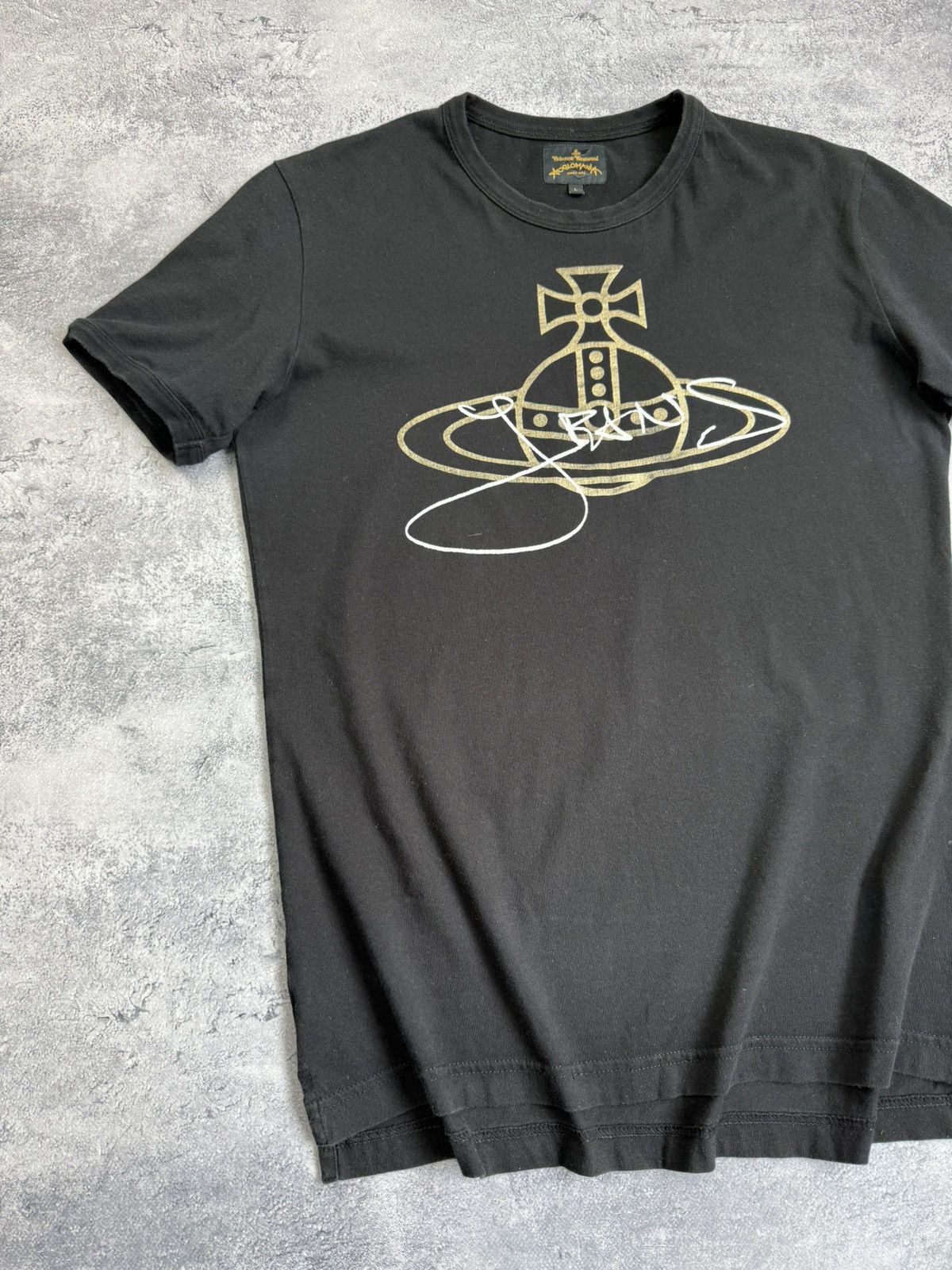 Vivienne Westwood Vintage Vivienne Westwood Anglomania Big Logo T-Shirt Size US L / EU 52-54 / 3 - 6 Thumbnail