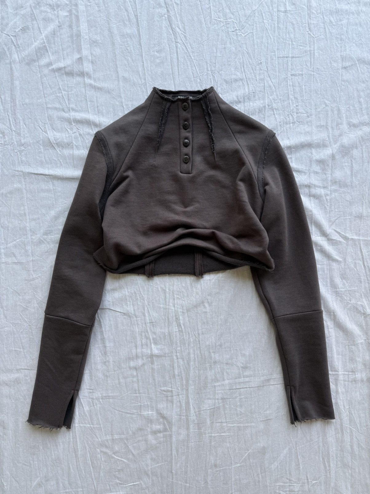 Elena Velez Elena Velez Amish cropped sweatshirt Size XS / US 0-2 / IT 36-38 - 1 Thumbnail