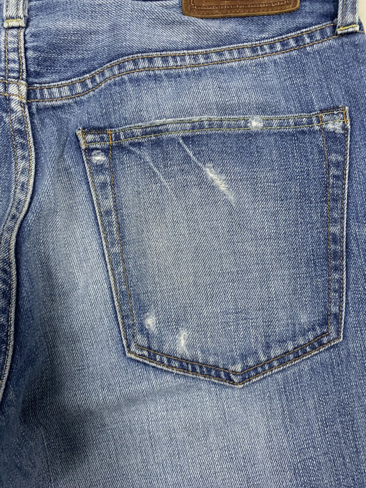 Japanese Brand Vintage Back Number Whiskers Straight Leg Distressed Jeans Size US 32 / EU 48 - 14 Thumbnail