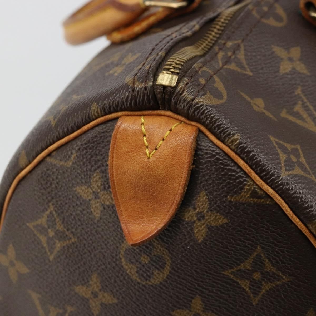 Louis Vuitton Louis Vuitton Monogram Speedy 35 Handbag Brown Size ONE SIZE - 3 Thumbnail